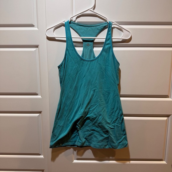 Lululemon‎ Racerback Tank Top Athletic Workout Yoga Teal Green Size Small? - Picture 1 of 7